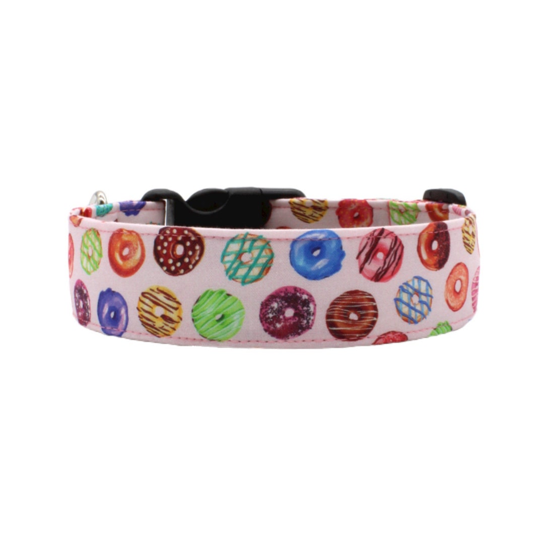 Cute Pink Donut Dog Collar Assorted Adorable Donut Collar for Dogs the