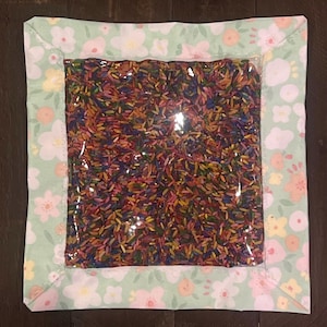 Rainbow Rice Sensory Bag