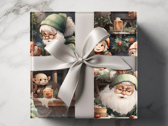 Santa's Workshop Wrapping Paper