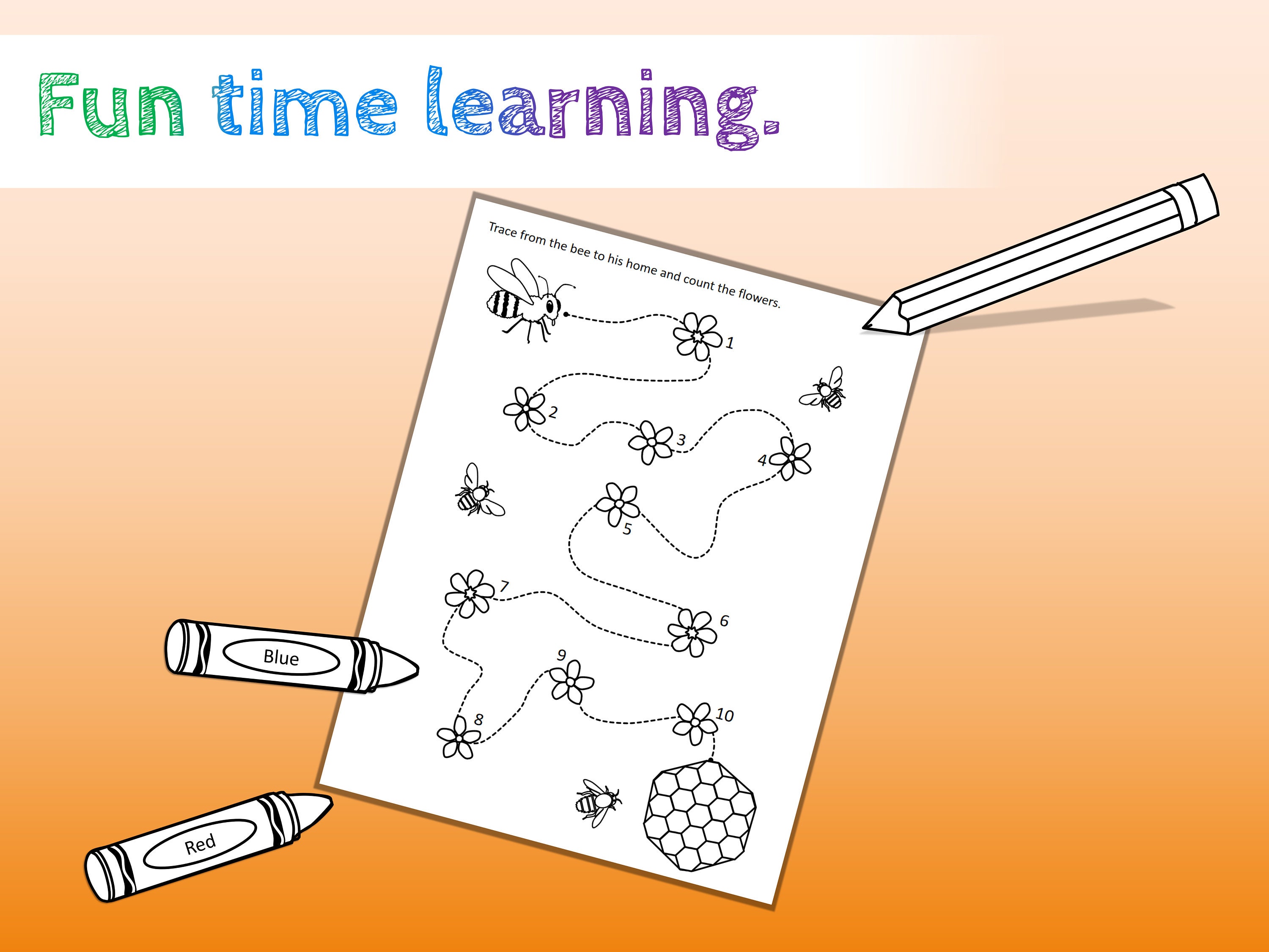 Numbers Preschool Pages, Printable Activity Coloring Pages, Kids ...