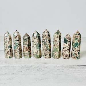 Green Flower Agate - Etsy