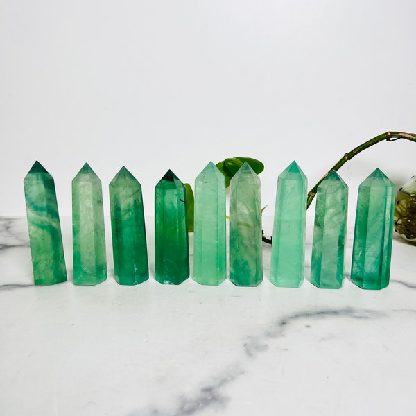 Green Fluorite Tower