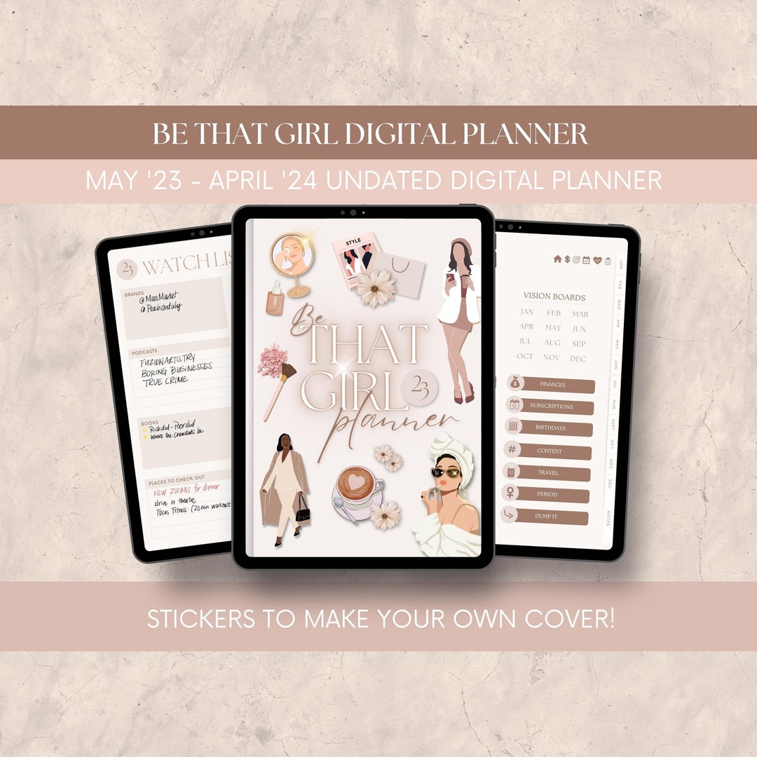 2023 Digital Planner | THAT GIRL 2023 Planner | Daily, Weekly & Monthly ...