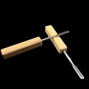 Wax Dab Wooden Tool Carving Tool Light Wood Dark Wood Metal