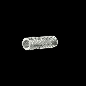 Etched Wavy Pattern Quartz Pillar Solid or Hollow Heat Retention Slurper Terp Pearls Heady Glass Art Marble Collectible Crafts