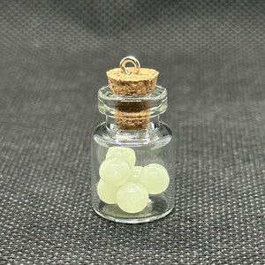 6mm Glow Terp Pearls in Glass Jar- Set of 6 Collectible Glass Jewelry Craft