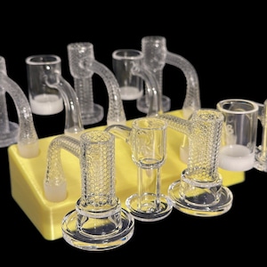 Custom Stand for 10 Bangers, Bowls, or Marbles - Stylish, Non-Slip Grip Feet, Dual Color Options