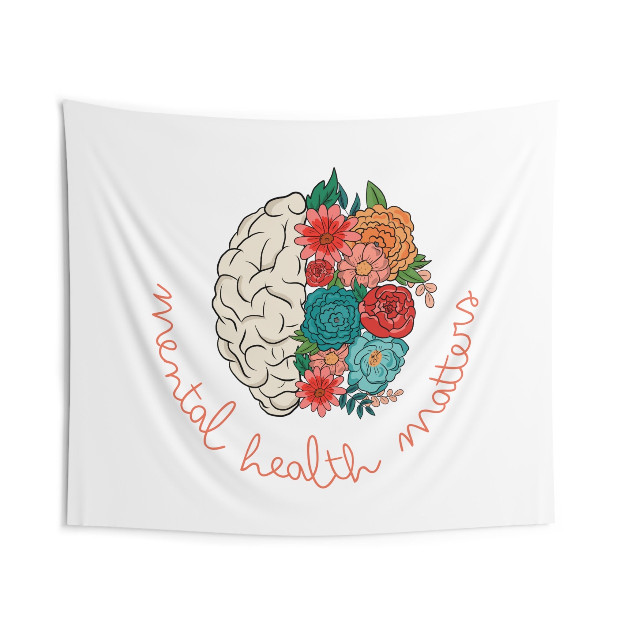Mental Health Matters Indoor Wall Tapestry Mental Health Advocacy