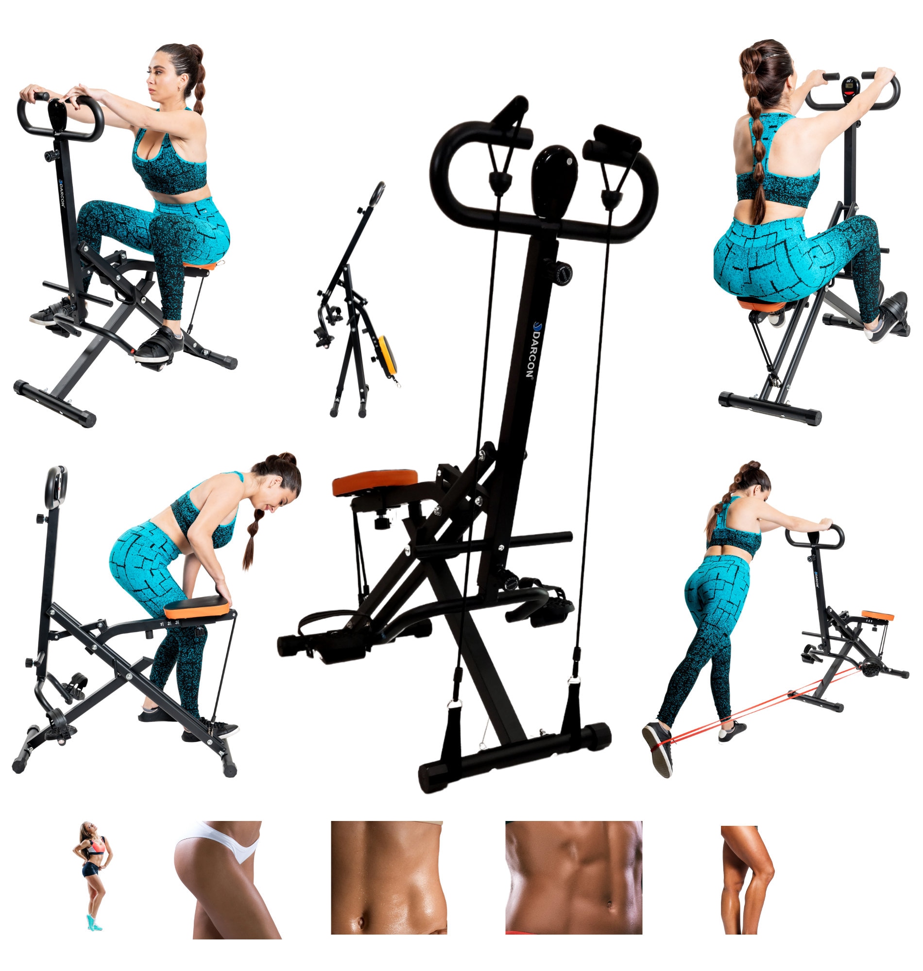 Sit up Assist Full Body Workouts Equipment Total Crunch Home Fitness Machine for Glutes Legs Abs Back Chest and More. Etsy Canada