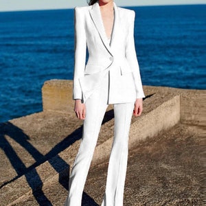 Womens White Suit -  Australia