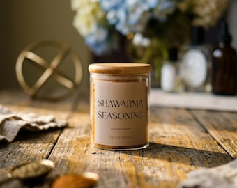 Middle Eastern Spice Labels Printable | 44 West Asian Stickers 2x2 | Editable Canva PDF | Modern Pantry Organization | Instant Download