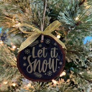 Let It Snow ornament