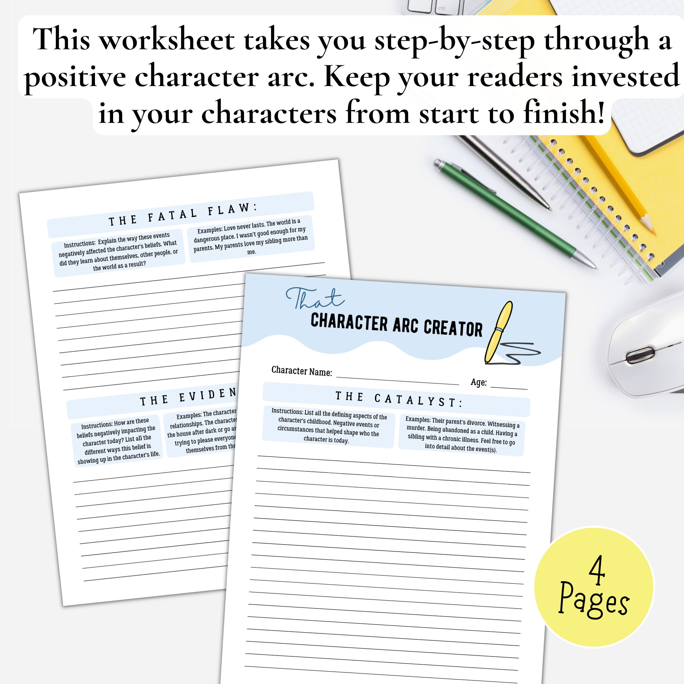 Character Arc Worksheet.pdf Character Arc Creator Nanowrimo Worksheet, Character Arc Worksheet ...