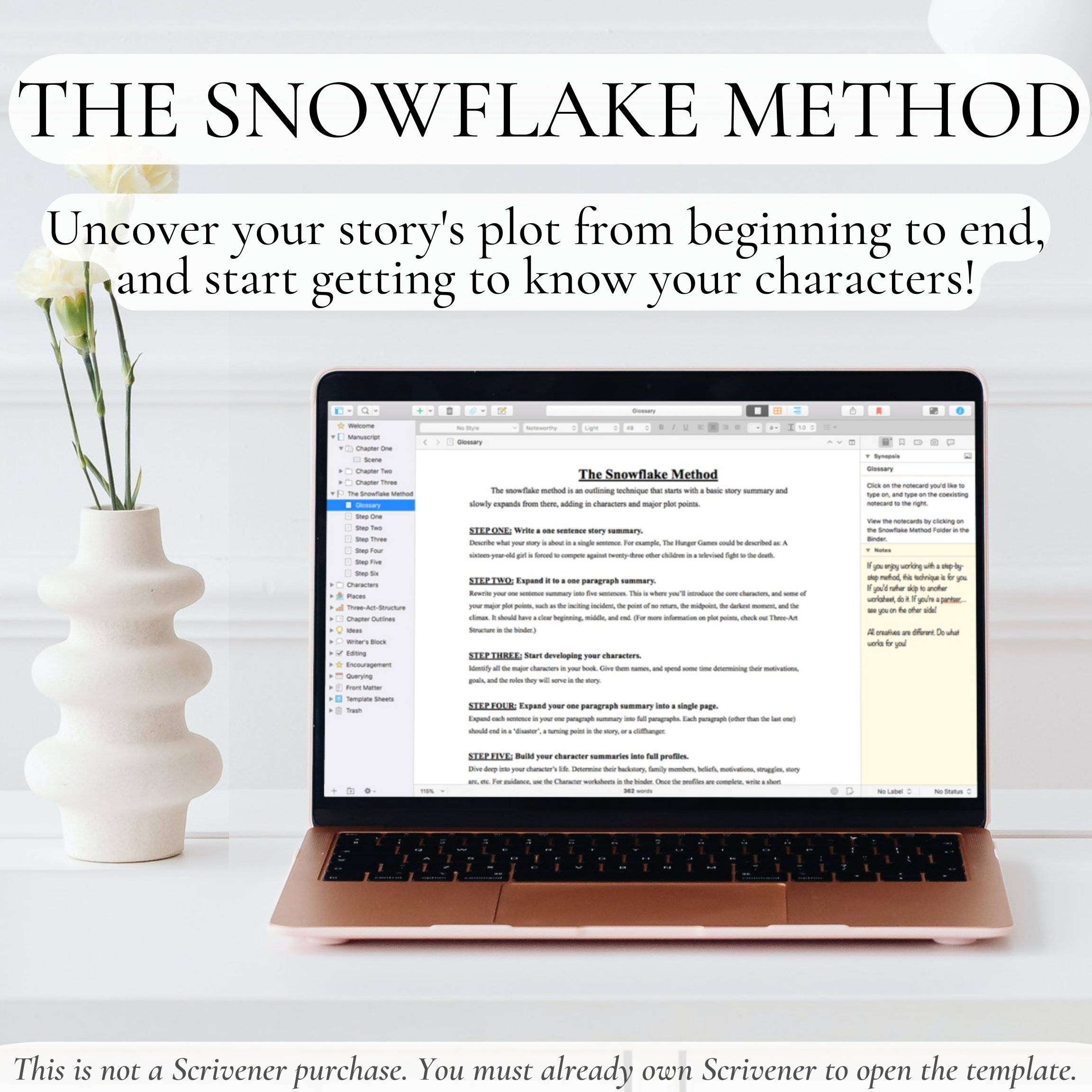 Write a Book in Scrivener 3 Scrivener Template, How to Use Scrivener