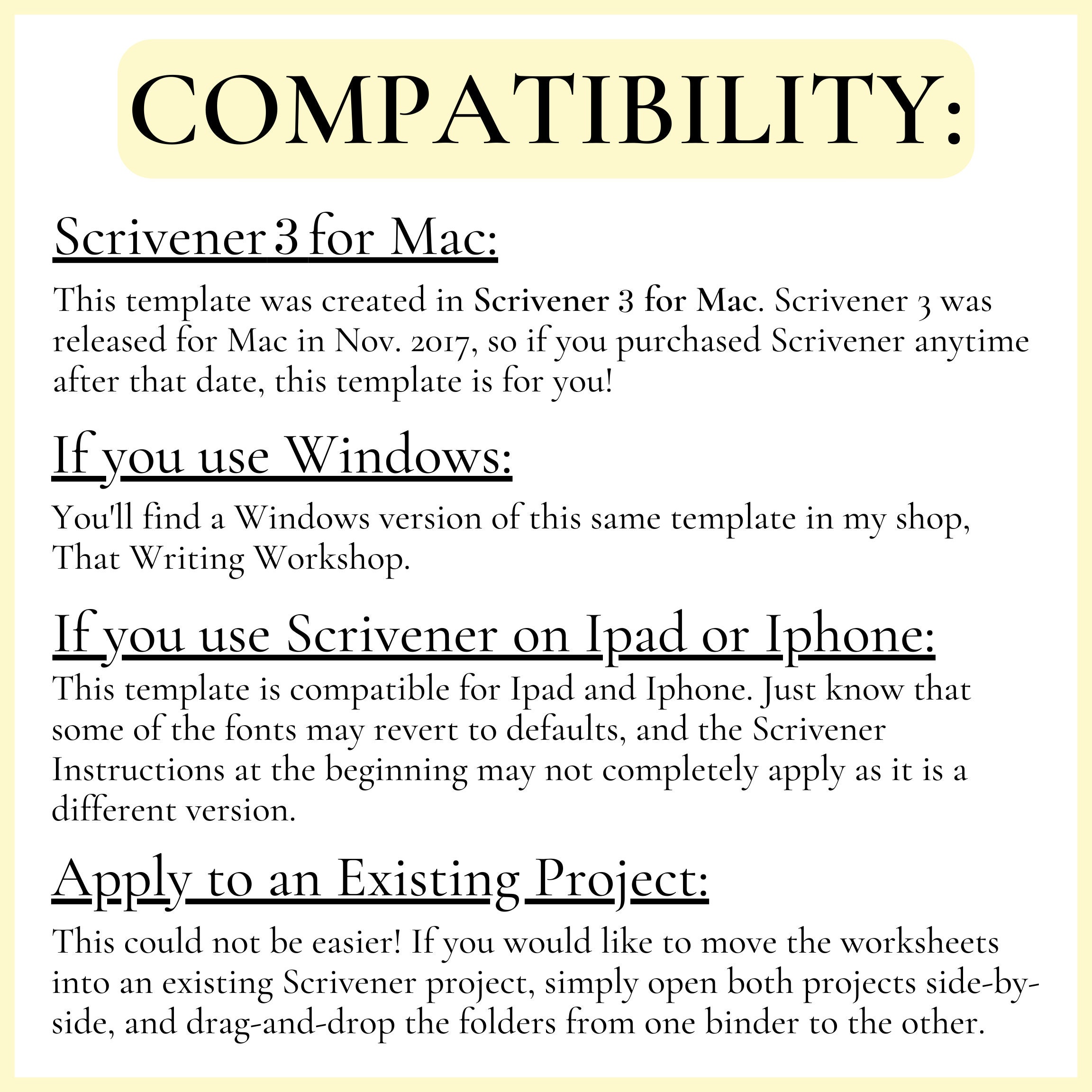 Write a Book in Scrivener 3 - Scrivener Template, How to Use Scrivener ...