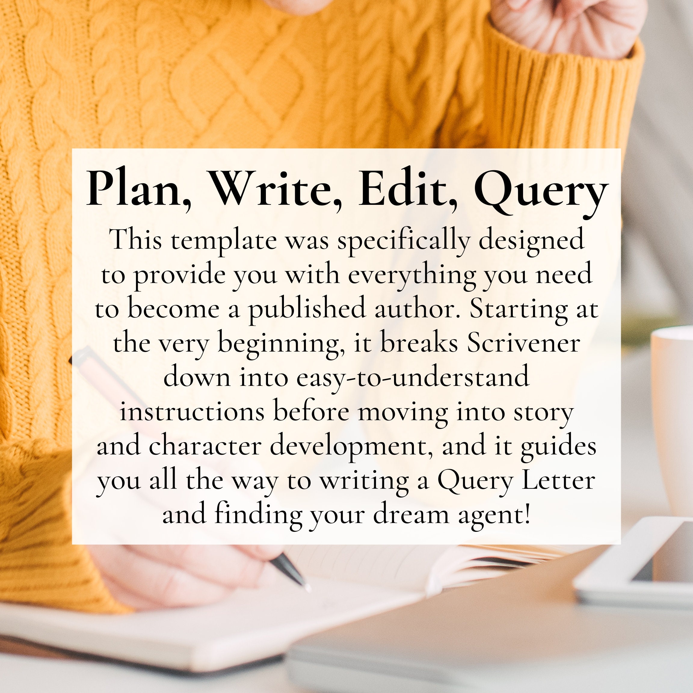 Write a Book in Scrivener 3 - Scrivener Template, Learn Scrivener, Plan ...