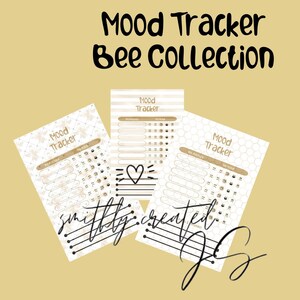 Mood Tracker-Bee Collection INSTANT DOWNLOAD