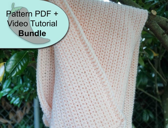 Como tejer manta de bebé a crochet fácil y rápido / tutorial paso a paso 