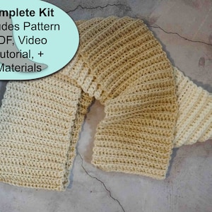 1pc Crochet Kit For Beginners, Beginner Crochet Kit Step-by-step Video  Tutorials, Crochet Starter Kit Le… in 2023