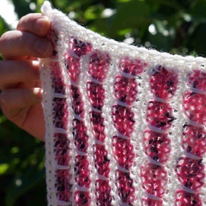 brick geometric baby blanket simple crochet baby blanket crochet pattern PDF instant download