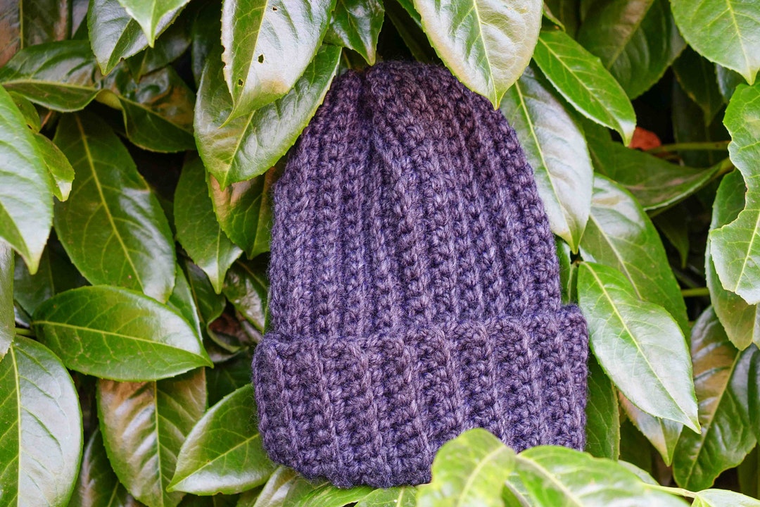 Chunky Beanie Hat Crochet Pattern PDF Instant Download - Etsy