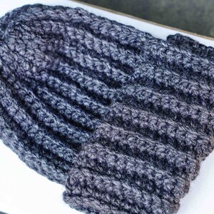 learn to crochet chunky beanie hat pattern and video tutorial bundle