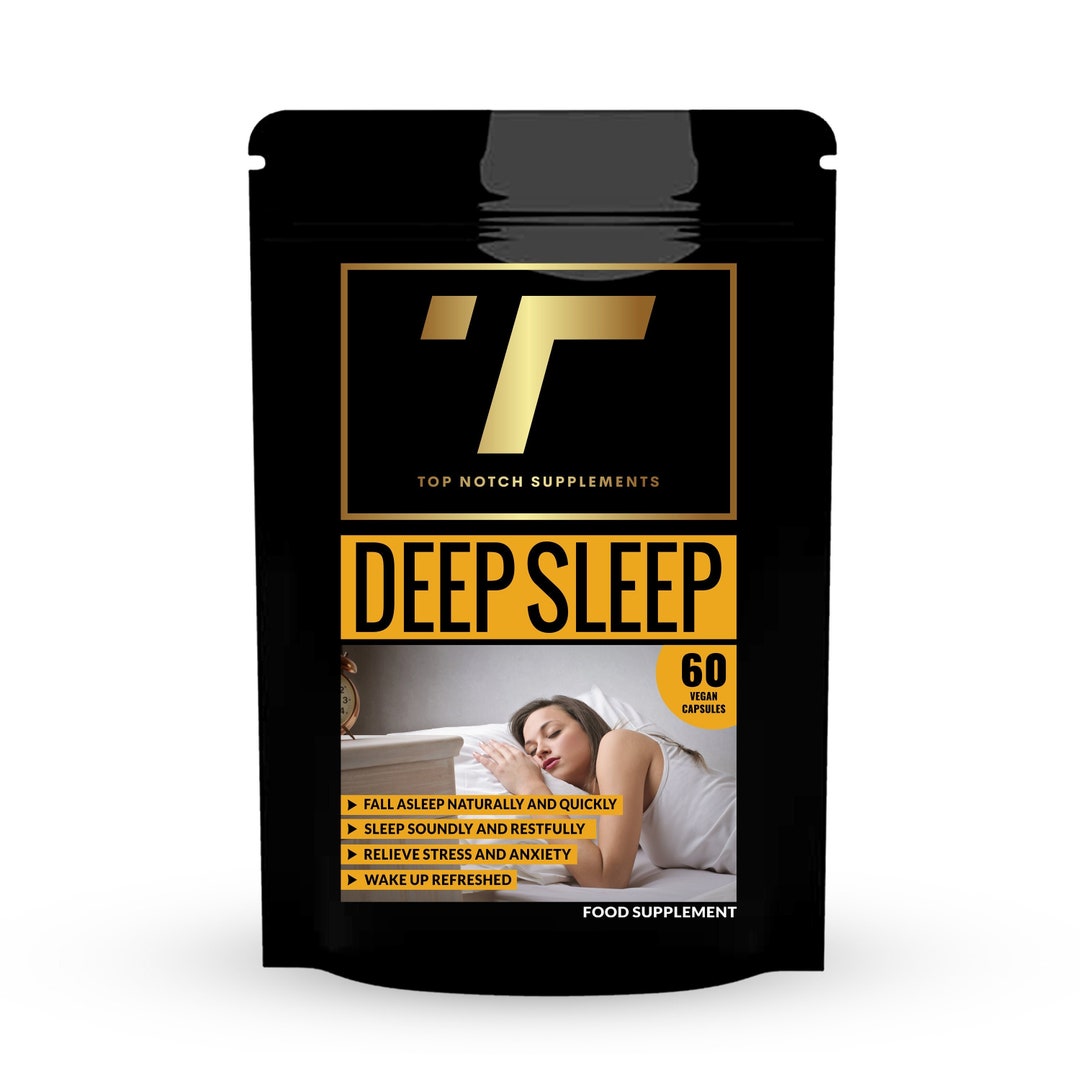 Deep Sleep Pills Natural Sleeping Aid Reduce Anxiety and Etsy