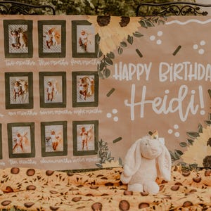 Hand Painted Custom Party Banner- Kraft Paper Banner - Painted Banner- Paper Banner - Birthday Banner - Party Decor - Party Sign