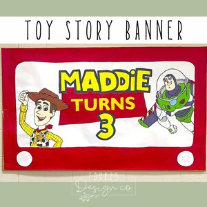Hand Painted Custom Party Banner- Kraft Paper Banner - Painted Banner- Paper Banner - Birthday Banner - Party Decor - Party Sign