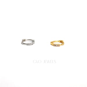 Huggie Hoop Earrings 18k Gold Everyday Hoops Tiny Dainty Small Hoops Hypoallergenic Dainty Tiny Small Stacking Hoops Chain Cartilage 20g
