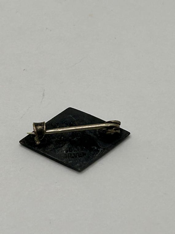 Solid silver Vintage rare Catskill Mountains diam… - image 4