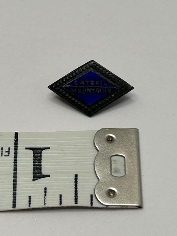 Solid silver Vintage rare Catskill Mountains diam… - image 2