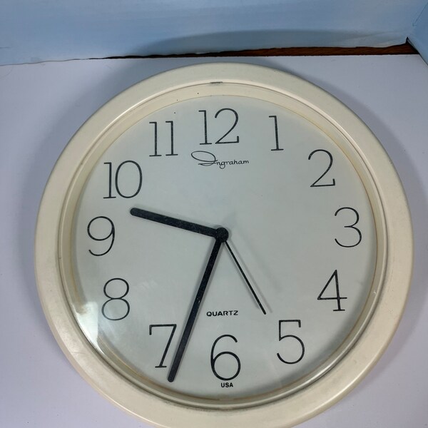 Ingraham Wall Clock Etsy
