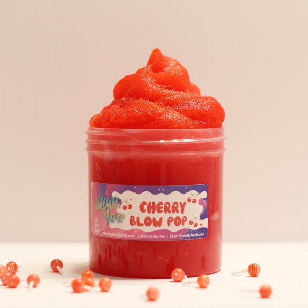 Cherry Blow Pop Slime