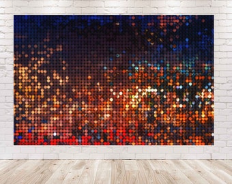 Disco Party Backdrop: 7x5 FT Birthday Photo Booth Poster