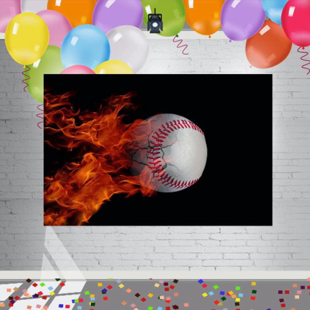 7x5ft Baseball Birthday Decorations Backdrop Sport Game Theme