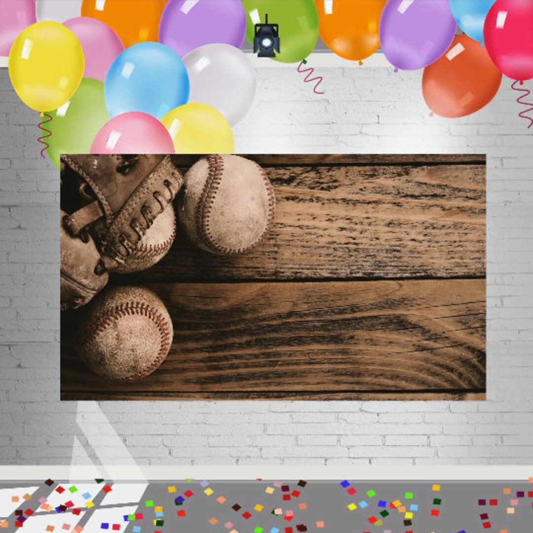7x5ft Baseball Birthday Decorations Backdrop Sport Game Theme