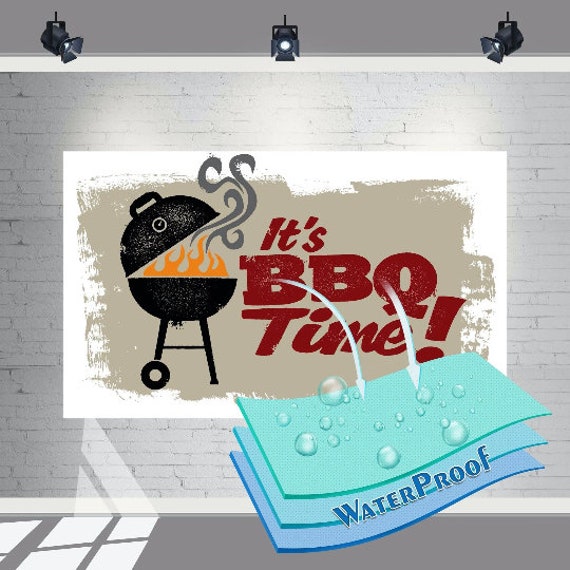 CORFOTO 7x5ft BBQ Party Backdrop Green Grass Outdoor Picnic Party