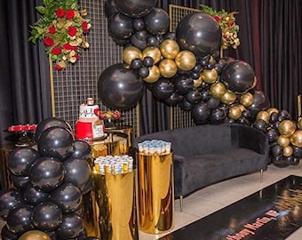 2 Rouleaux Bande De Ballon Arche, 5M Trou Unique Chaîne De Ballon, Trou