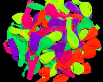 Neon Balloon Arch Kit: Glow Up Party Decorations