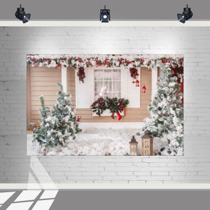 Merry Christmas Party Decorations Backdrop for Photoshoot | Winter Christmas Banner Party Supplies | 2025 Theme Photo Wall Poster