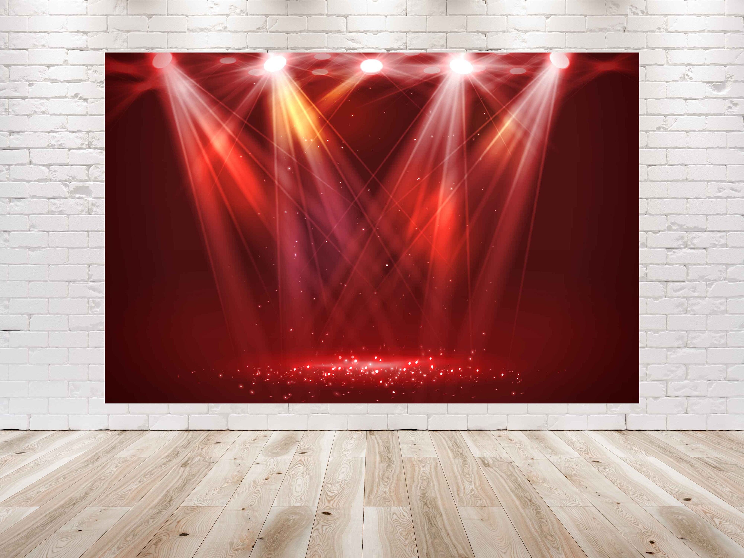 7X5FT Scenic Red Carpet Theme Birthday Party Decorations Backdrop | Star Background for Party