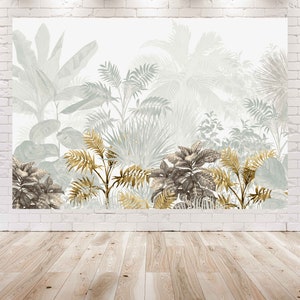 7X5FT Boho Jungle Birthday Party Decorations Backdrop | Jungle Animals Theme Background| Birthday Photo Wall Poster