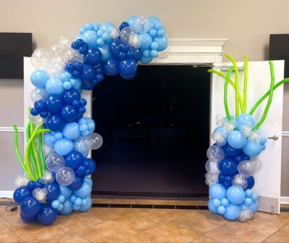 Under the Sea Balloon Arch Kit Birthday Party Decorations Ocean