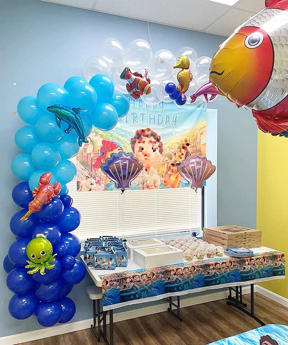 Under the Sea Balloon Garland Birthday Party Decorations Underwater Baby  Shower Room Layout Arch Ocean Balloon Set Party Supplies 
