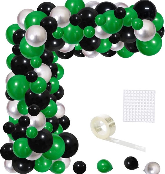 Star Black Light Glow in the Dark Balloons, Set of 10, 12 Inches 