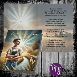 Be Strong in Jesus Greeting Card
