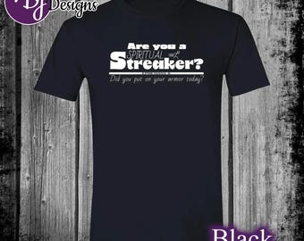 Spiritual Streaker T-Shirt | Funny Christian Humor Tee