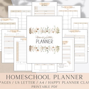 Druckbarer Stundenplan, Wochenplaner für Homeschool, Stundenplan, Stundenplan, Stundenplan, Stundenplan, Wochenplan