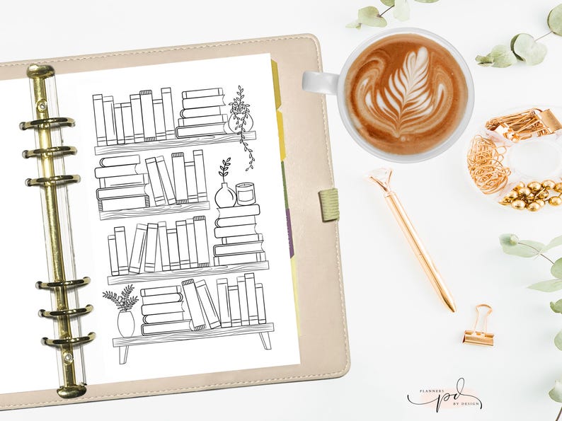 Rastreador de lectura imprimible, rastreadores de libros, registro de lectura para estantería, rastreadores de bullet journal, reto de lectura de 50 y 100 libros, plantillas de Bujo imagen 7